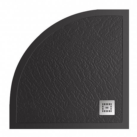BelBagno Uno TRAY-MR-UNO-R-90-550-35-NERO-CR