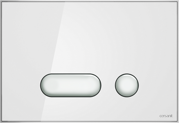 Кнопка Cersanit  INTERA для LINK PRO/VECTOR/LINK/HI-TEC пластик белый