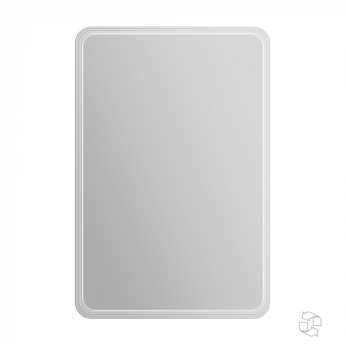 Зеркало со встроенной LED подсветкой, реверсивное 54354, 60x90