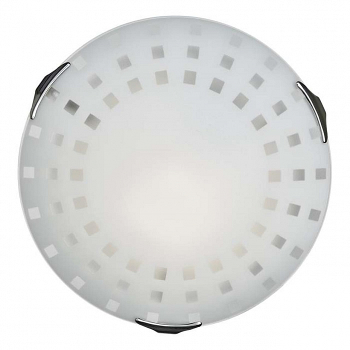 Настенно-потолочный Светильник Сонекс Quadro White 162/k Glassi 2*60вт Ø300