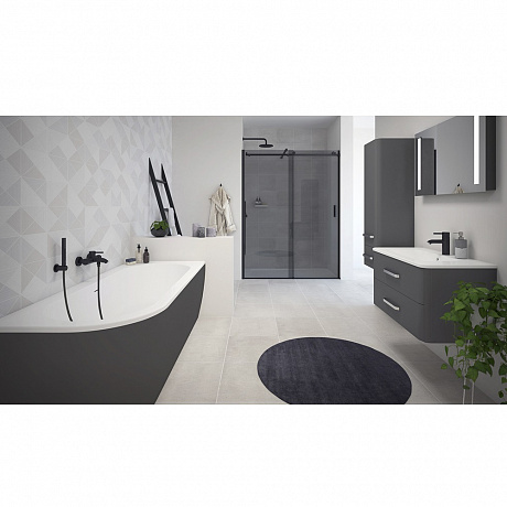 Cezares SLIM SLIM CORNER-180-80-60-R-NERO-SET