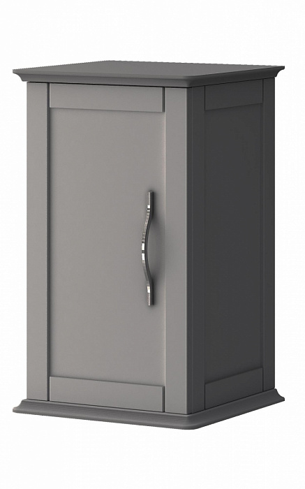 TIFFANY Шкафчик подвесной с одной распашной дверцей, реверсивный 55246 Grigio Nuvola, 34x32x59