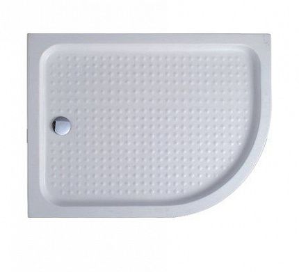 Поддон акриловый CEZARES, прямоугольный ассиметричныйTRAY-A-RH-120/90-550-15-W-R. Размер, мм: 1200/900