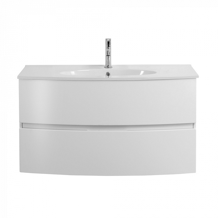 ELETTRA База под раковину с двумя выдвижными ящиками 55525 Bianco opaco, 100x51x55