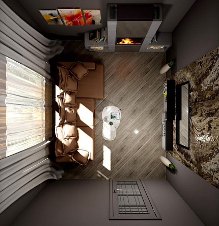 Керамогранит Creto  Laminat кремовый 15х90
