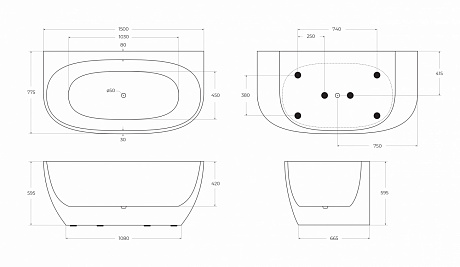BelBagno  BB83-1500-W0