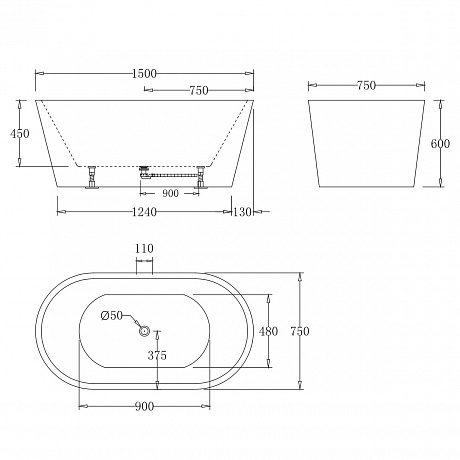 BelBagno  BB71-1500-W0