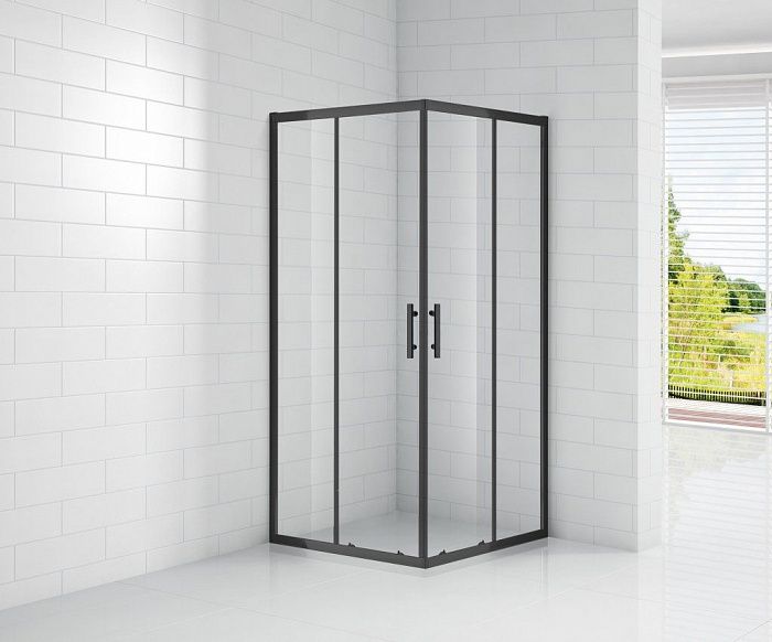 Душевой уголок CEZARES ECO-O-A-2-NERO, ECO-O-A-2-90-C-NERO
