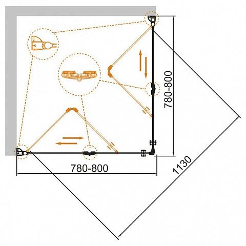 Cezares ECO ECO-O-AS-2-80-C-Cr