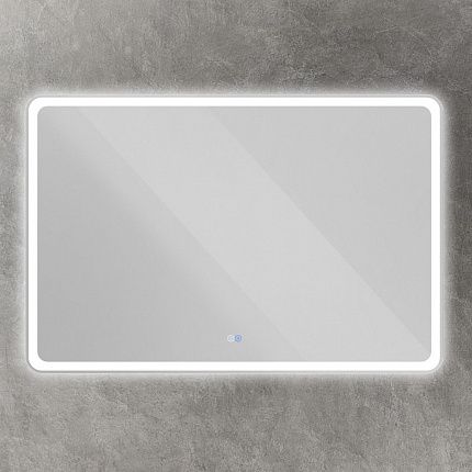 MULTICOLORE Зеркало со встроенной разноцветной подсветкой RGB и сенсорным выключателем CZR-SPC-MC-1200-800-RGB-TCH, 12V, 220-240V, 1200x800x30