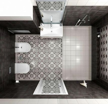 Керамогранит Creto  Marrakesh микс 5 серый 18,6х18,6