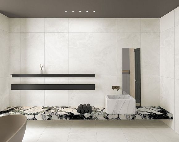 Global Tile Bloom. Фото в интерьере