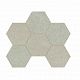 Мозаика Estima Luna LN01/TE01 Hexagon 25x28,5