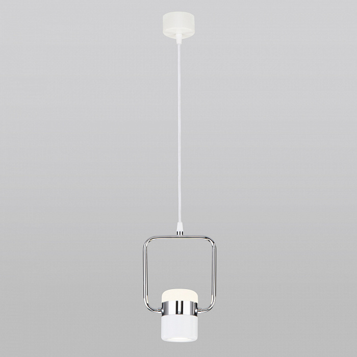 Светильник подвесной Elektrostandard Oskar 50165/1 LED хром/белый a044562