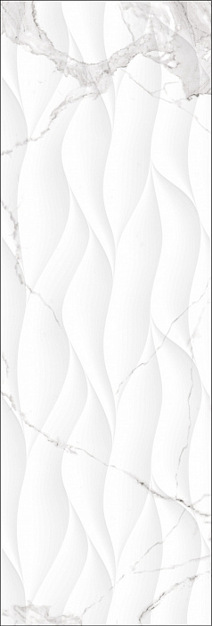 Декор Creto  Avenzo Silver W M/STR 30х90 R Glossy 1