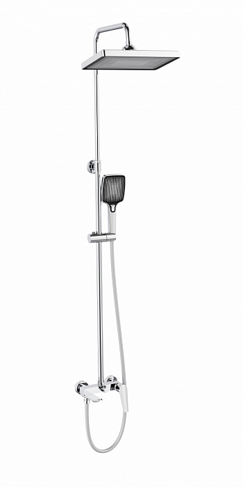 LINER-CVD-01 Душевая стойка со смесителем и изливом, исполнение хром