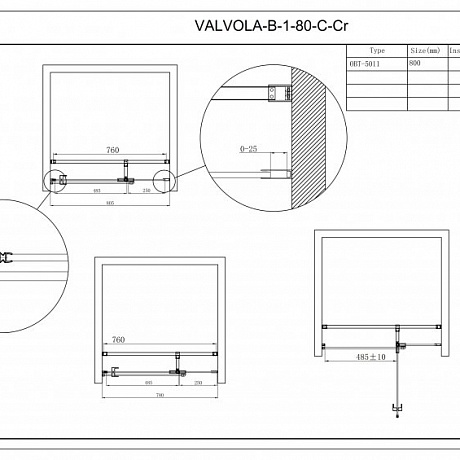 Cezares VALVOLA VALVOLA-B-1-100-C-Cr