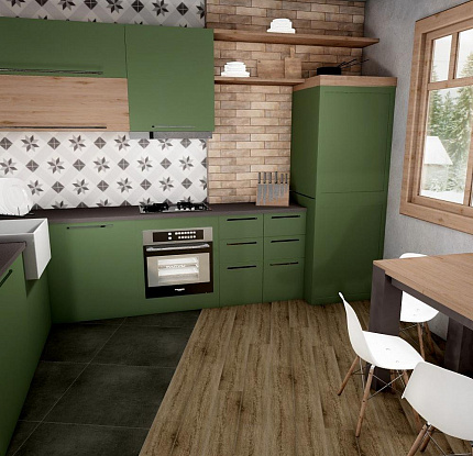 Керамогранит Creto  Laminat коричневый 15х90
