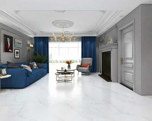 Basconi Home White Marble. Фото в интерьере