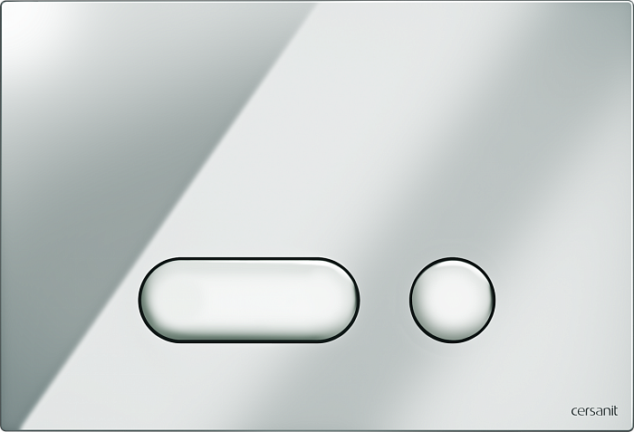 Кнопка Cersanit  INTERA для LINK PRO/VECTOR/LINK/HI-TEC пластик хром глянцевый
