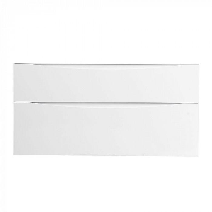 MARINO-H60 База под раковину подвесная с двумя выкатными ящиками, Bianco Lucido, 1100x450x600, MARINO-H60-1100-2C-SO-BL-P