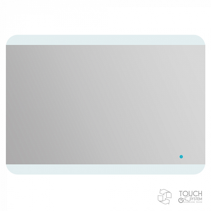 Зеркало со встроенной LED подсветкой и сенсорным выключателем Touch System, реверсивное 45005, 100х70