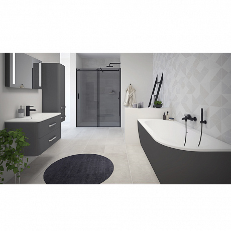 Cezares SLIM SLIM CORNER-180-80-60-L-NERO-SET