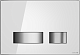 Кнопка Cersanit MOVI для LINK PRO/VECTOR/LINK/HI-TEC стекло белая