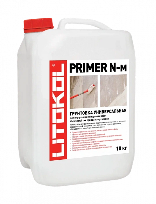 Универсальная грунтовка Litokol PRIMER N-м, 10 кг