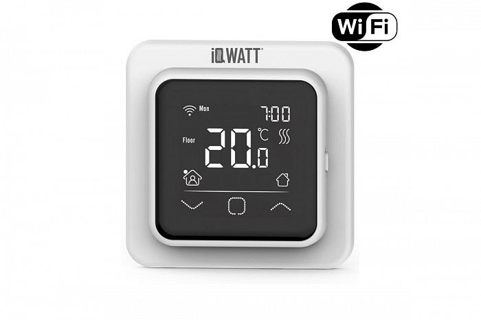 SMART HEAT WHITE WIFI - программируемый WIFI-терморегулятор с сенсорным экраном для теплого пола