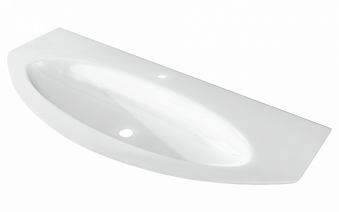 EDEN Стеклянная раковина 82368 Extra light, 122x52
