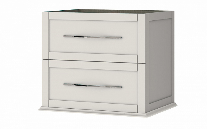 TIFFANY База подвесная под раковину с двумя выдвижными ящиками, 54945 Bianco opaco, 60x46x55