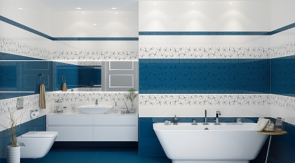 Плитка настенная Azori  Vela Indigo