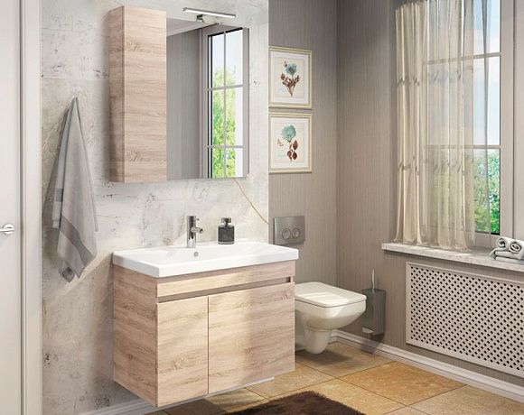 Мебель для ванной Comforty Тромсе. Фото в интерьере