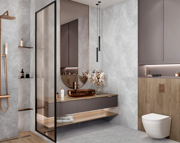 Керамогранит Alma Ceramica Aparel. Фото в интерьере