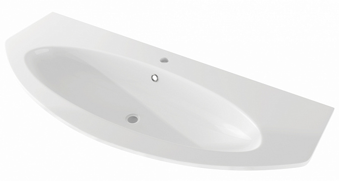EDEN Раковина из искусственного мрамора 50178 Bianco, 122x51x14