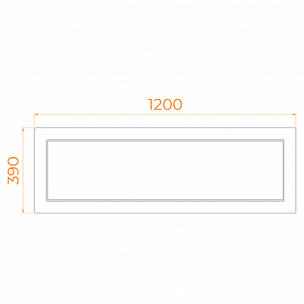 Экран для поддона RGW  16230911-12a 120 "a" h39 см