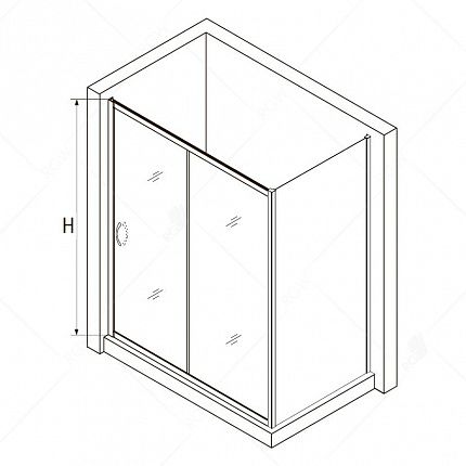Душевой уголок RGW Passage 350876128-14 120x 80x195 см