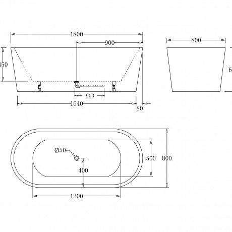 BelBagno  BB71-1800-NERO-W0