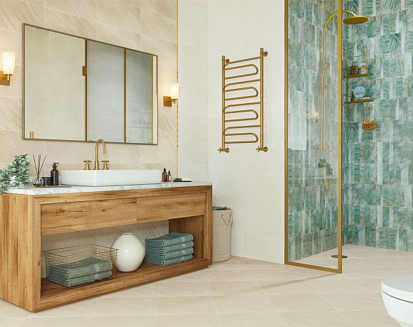 Керамогранит New Trend Emerald. Фото в интерьере