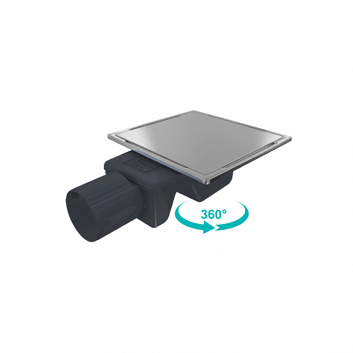 Душевой трап RGW SDR 60211515-01 150x150 см