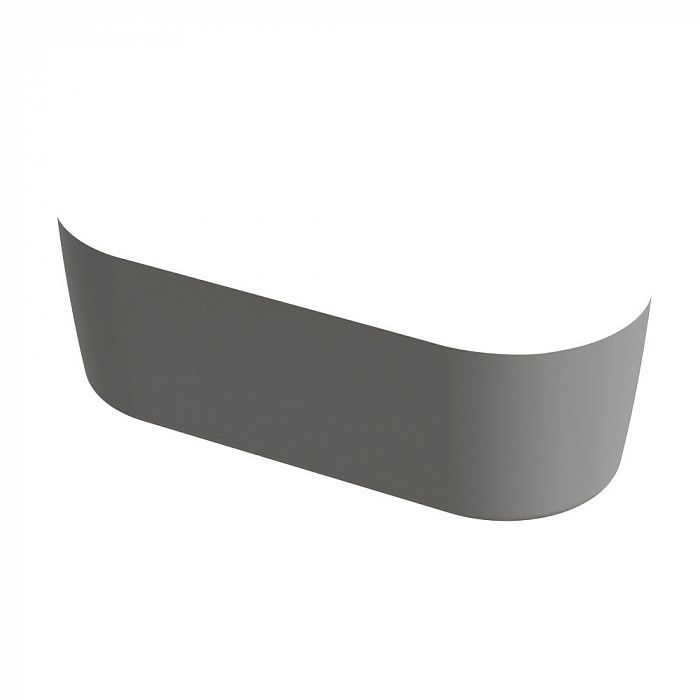 Передняя панель для акриловой ванны METAURO-Central-180-SCR-GRIGIO, 180x5x40