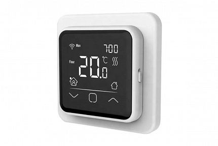 SMART HEAT WHITE WIFI - программируемый WIFI-терморегулятор с сенсорным экраном для теплого пола