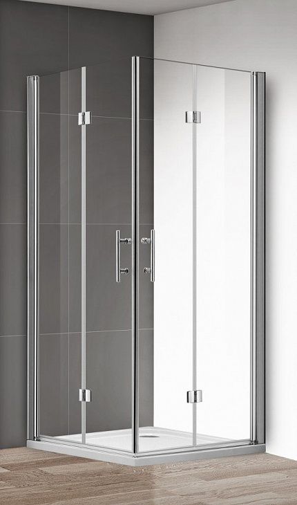 Душевой уголок CEZARES ECO-O-ASH-2, ECO-O-ASH-2-80/90-C-Cr