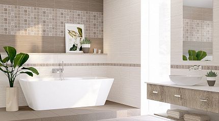 Бордюр Azori Grazia Mocca Nefertiti 6,2x40,5
