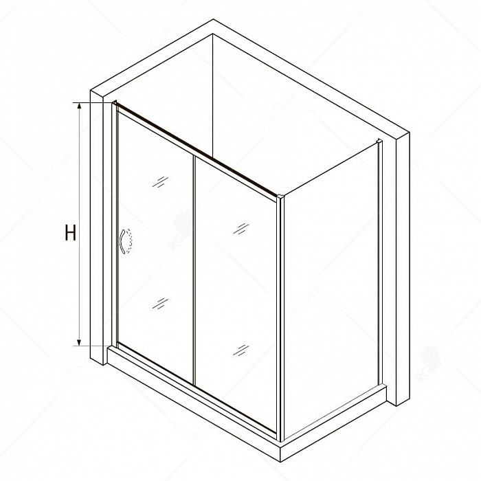 Душевой уголок RGW Passage 350876160-11 160x100x195 см
