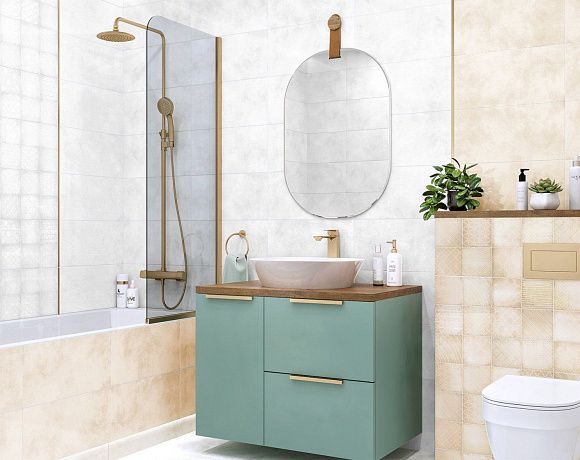 Керамогранит Alma Ceramica Richard. Фото в интерьере