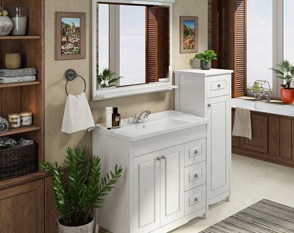 Мебель для ванной Comforty Тбилиси. Фото в интерьере