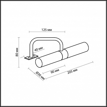 Светильник с креплением на зеркало ODEON LIGHT IZAR 2445/2 DROPS