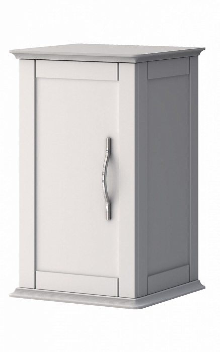 TIFFANY Шкафчик подвесной с одной распашной дверцей, реверсивный 54960 Bianco opaco, 34x32x59